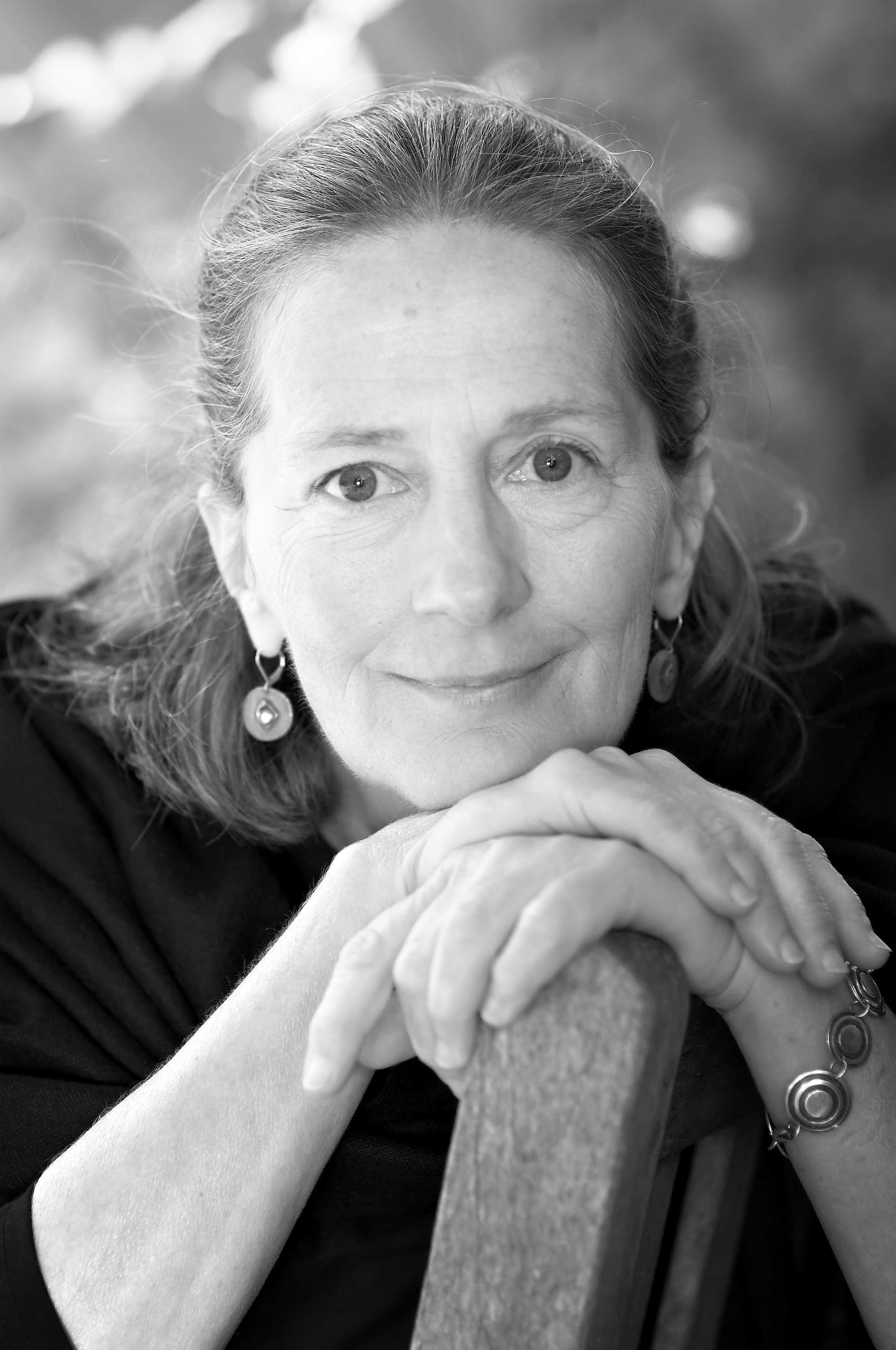 black and white author photo of meredith hall