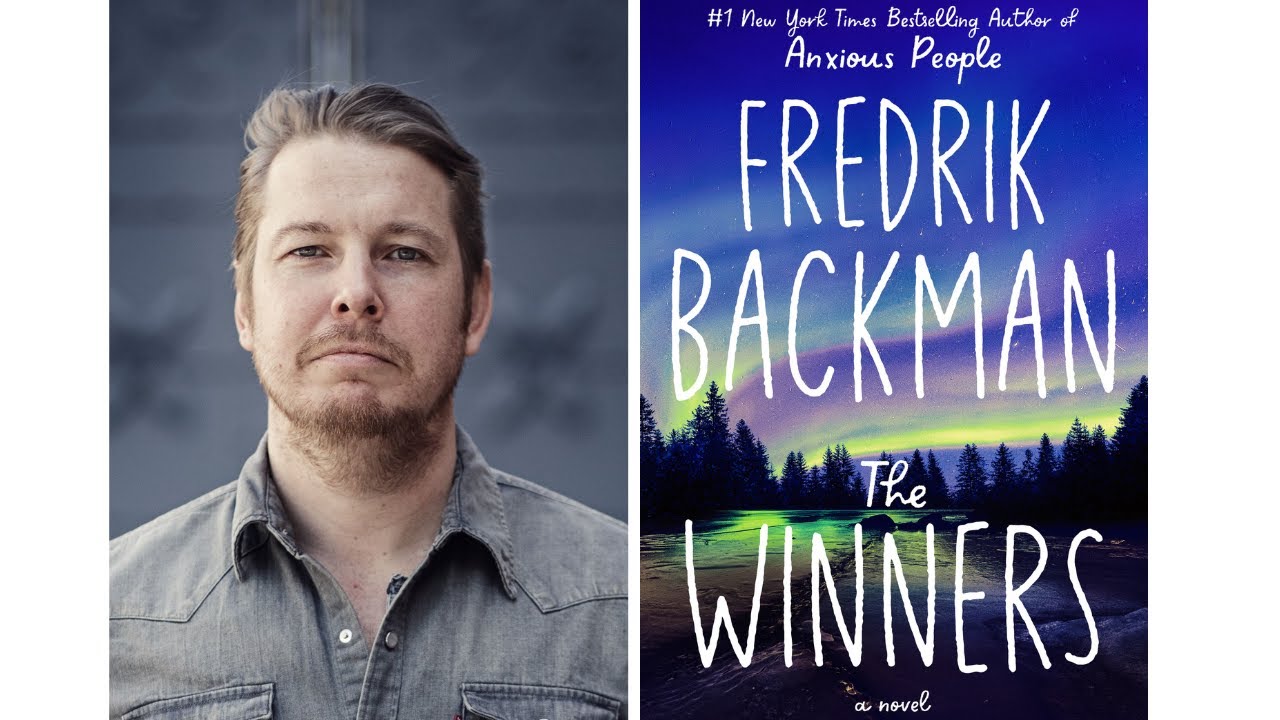 frederik backman with book cover the winners