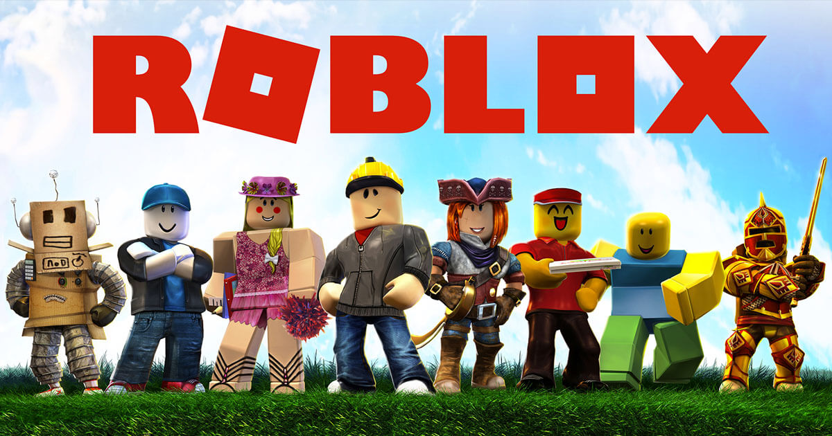 roblox people standing in a row