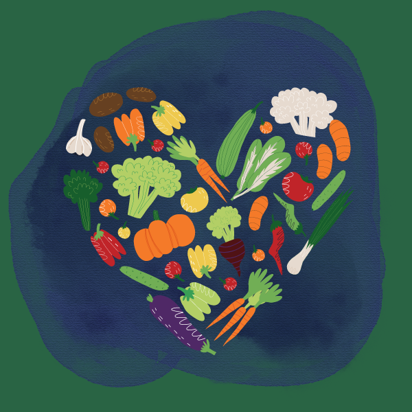 heart veggies