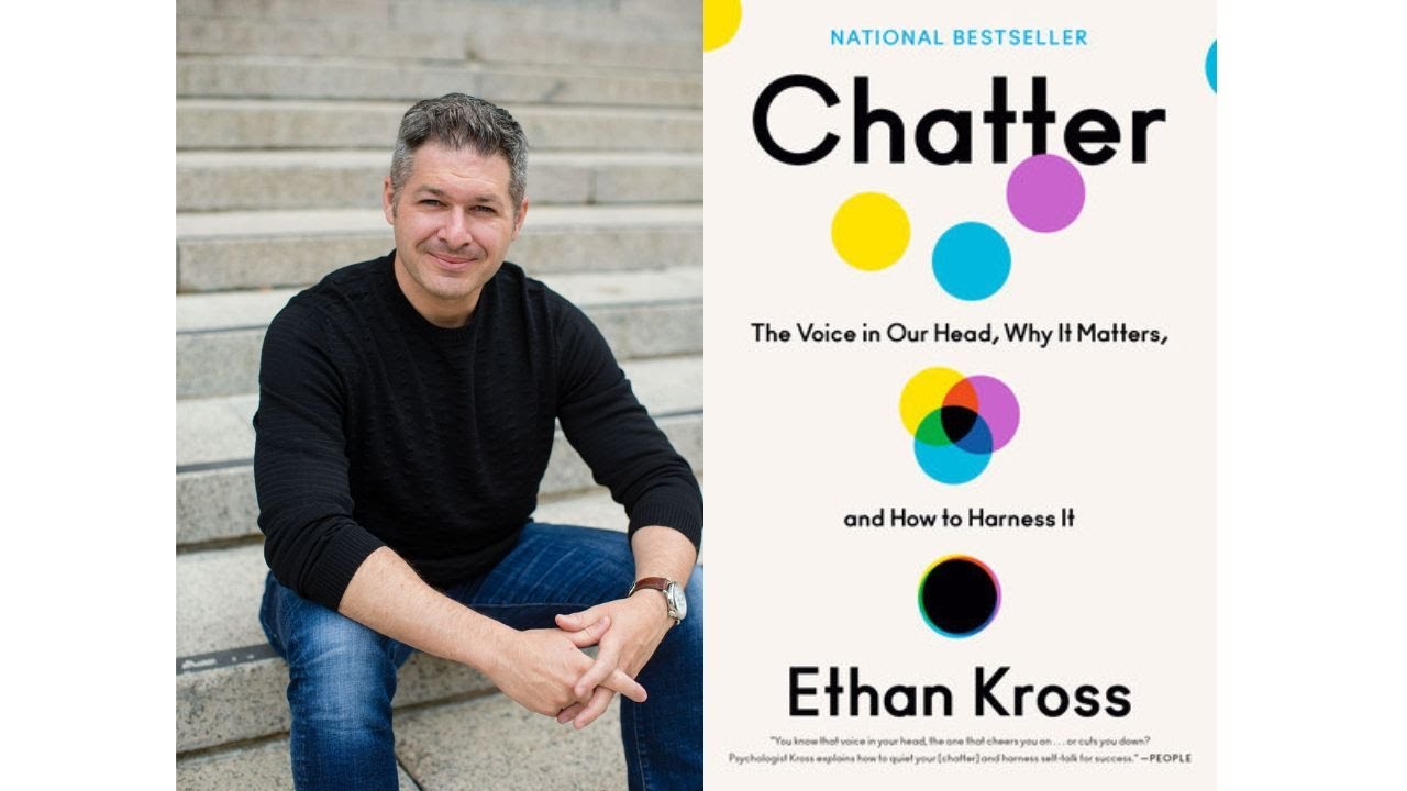 ethan kross and cover of book chatter