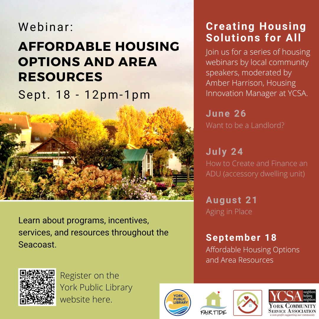 Affordable Housing Options and Area Resources