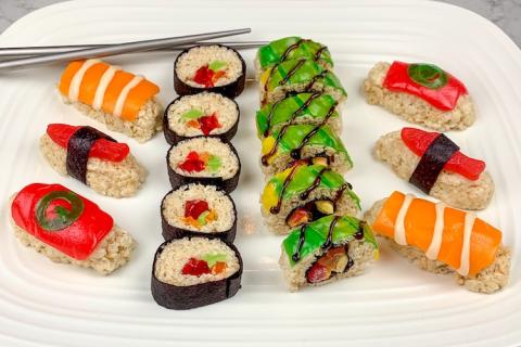 candy sushi