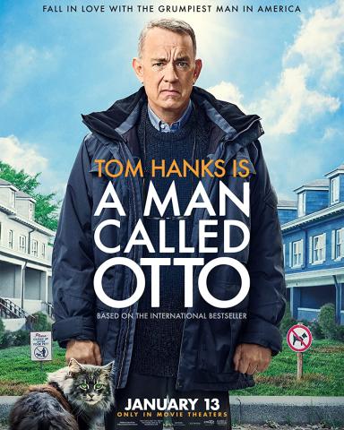 movie cover a man called otto tom hanks cat