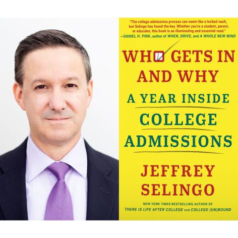 jeffrey selingo headshot and book jacket