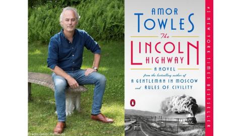 amor towles and book cover