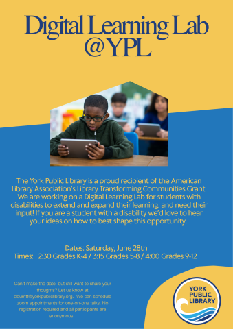 Digital Learning Lab Poster