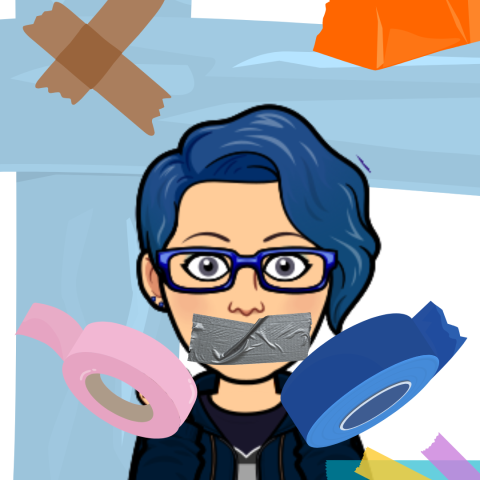 Danie covered in duct tape