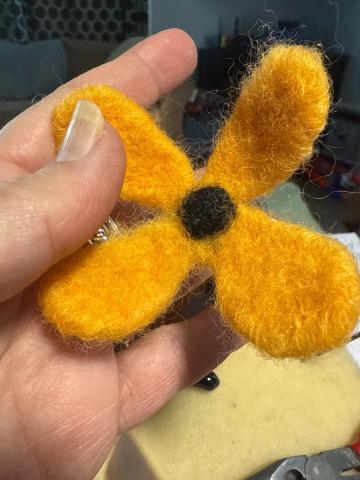felt flower