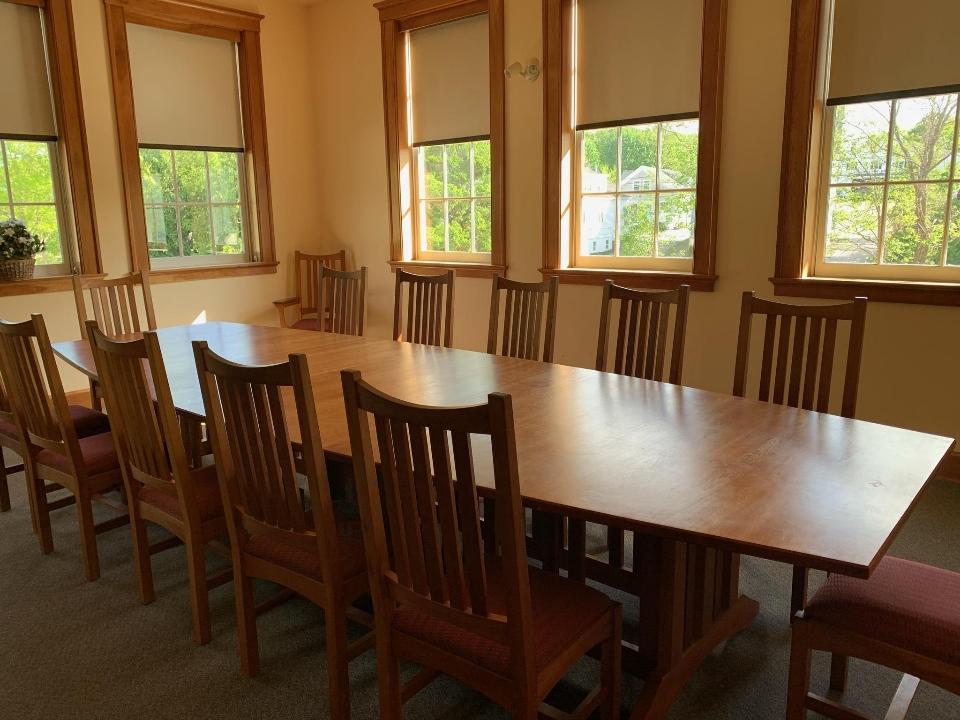 wheeler room conference table setup