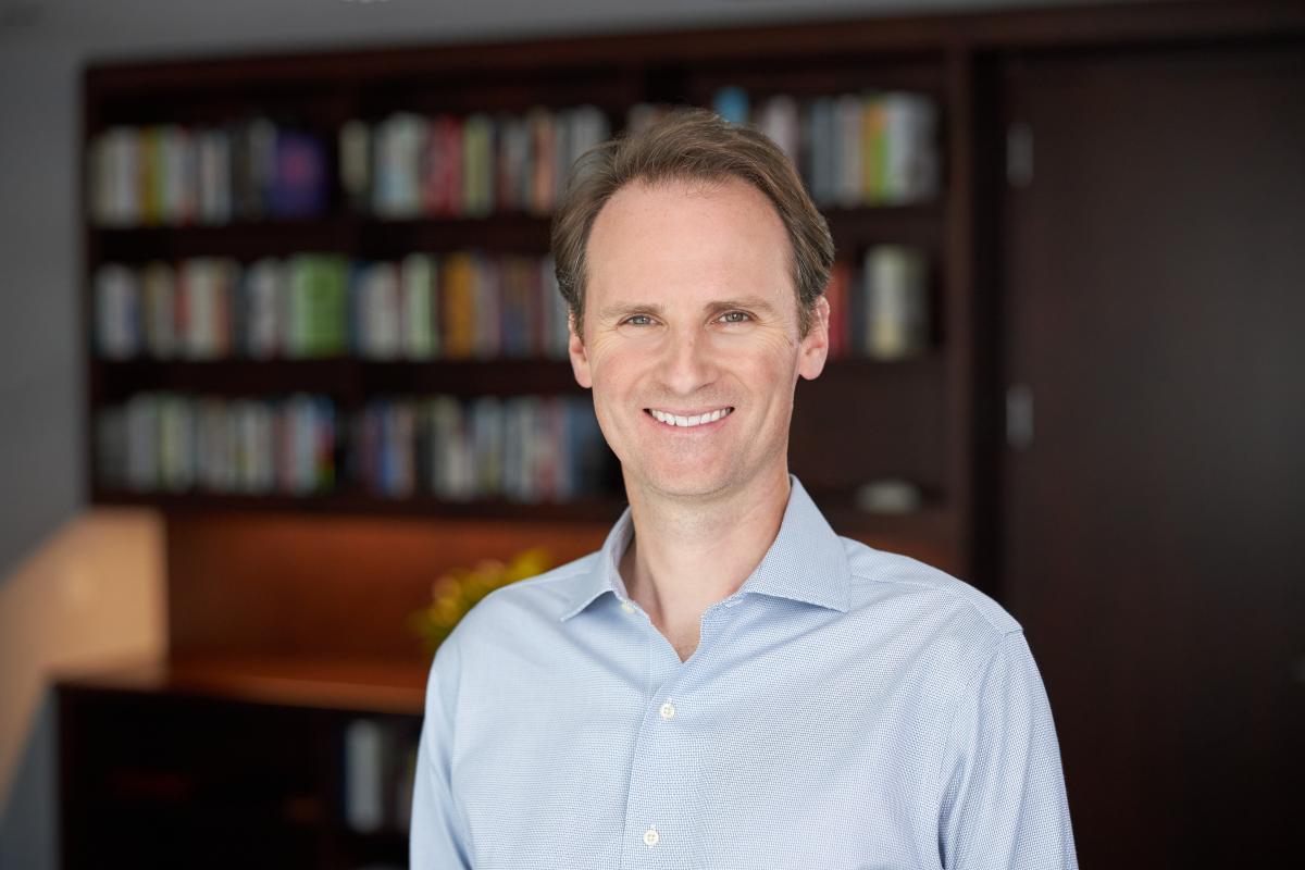 headshot john palfrey bookcase