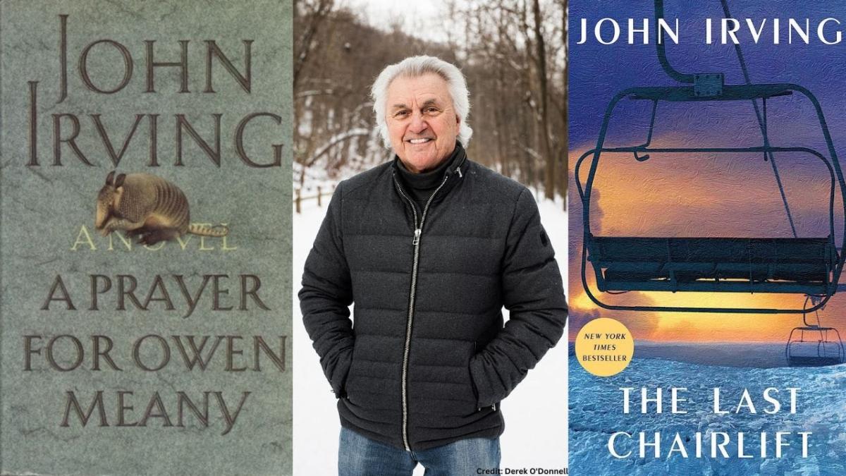 john irving and book jackets