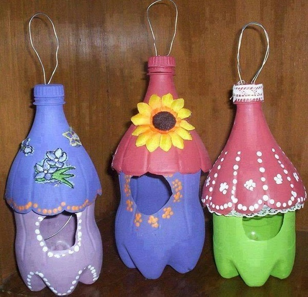 soda bottle bird feeders