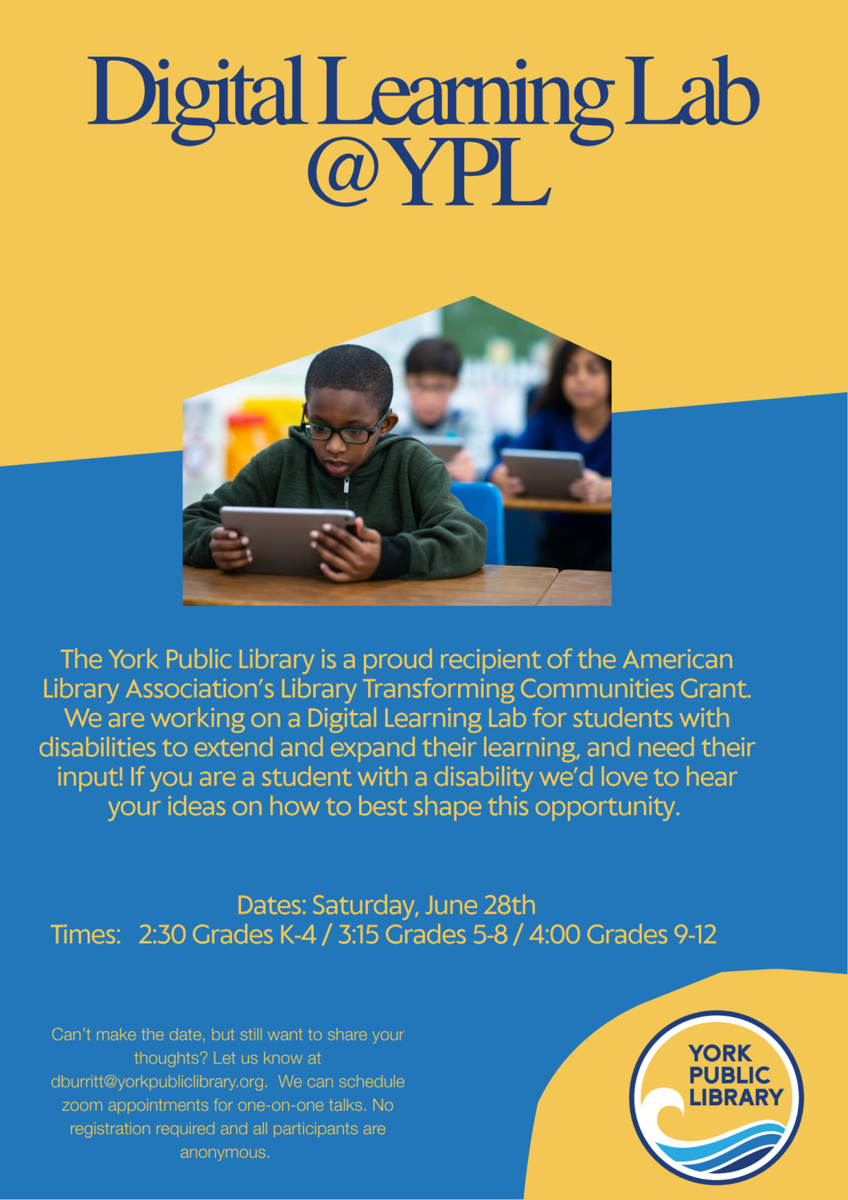 Digital Learning Lab Poster